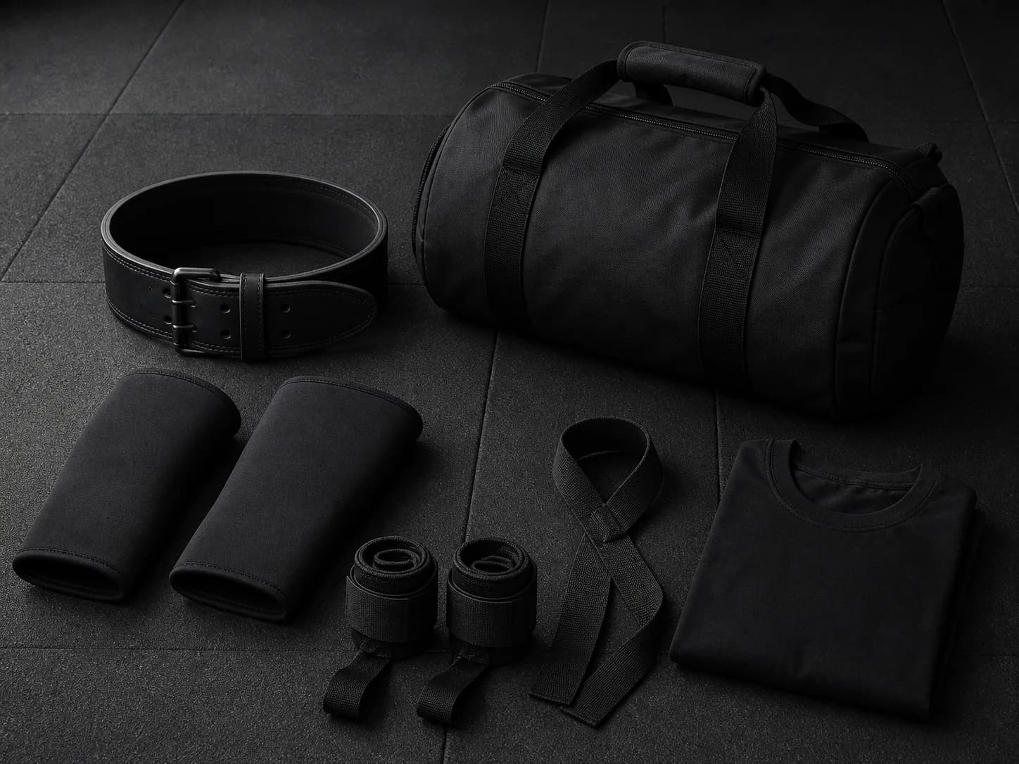 Illustrative product photograph of unbranded strength-training equipment